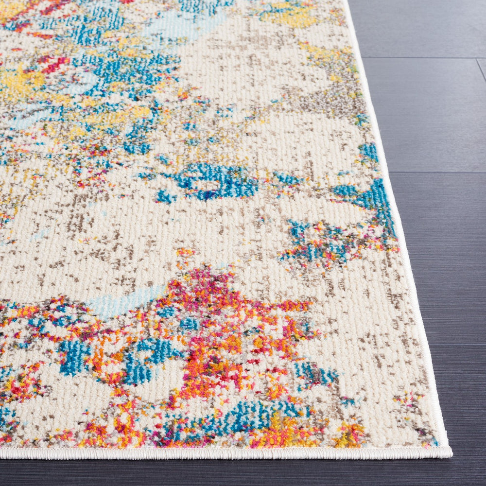 Safavieh Monaco 272 Modern Power Loomed Rug Ivory / Multi MNC272A-9