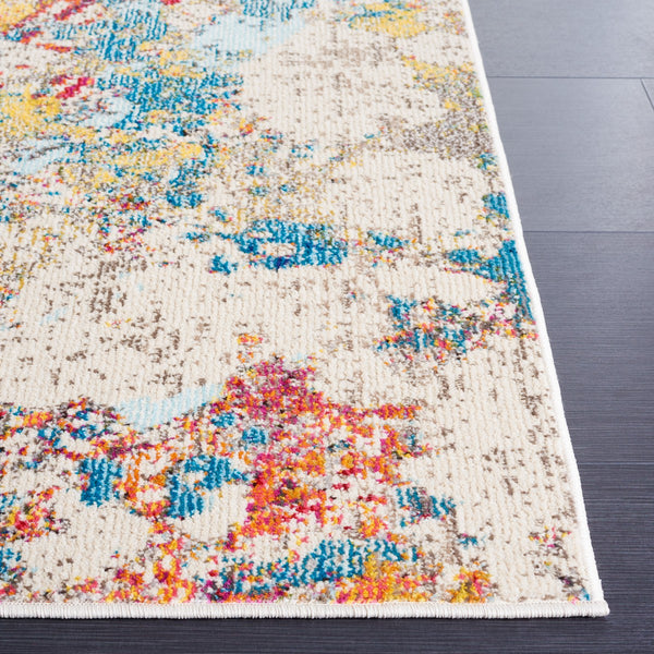 Safavieh Monaco 272 Modern Power Loomed Rug Ivory / Multi MNC272A-9