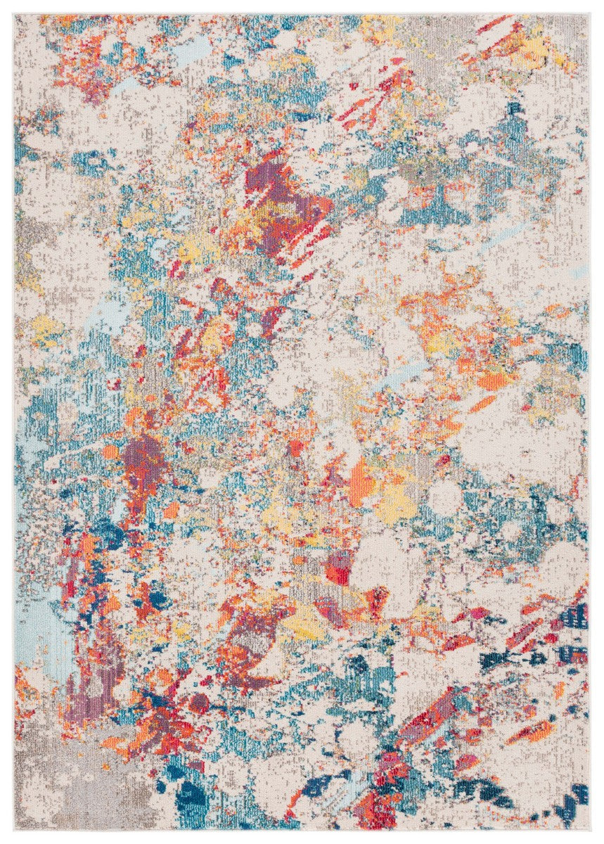 Safavieh Monaco 272 Modern Power Loomed Rug Ivory / Multi MNC272A-9