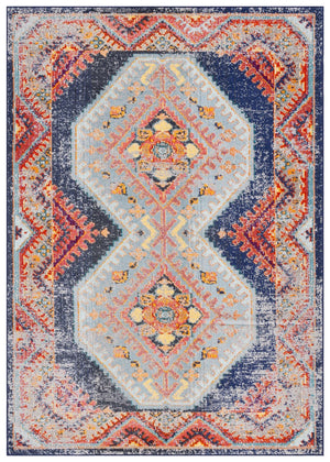 Safavieh Monaco 278 Modern Power Loomed Rug Rust / Multi MNC278P-9