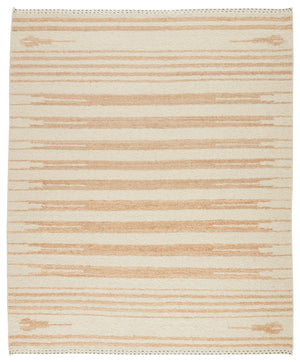 Jaipur Living Lomita Handmade Striped Light Tan/ Cream Area Rug (9'X12')