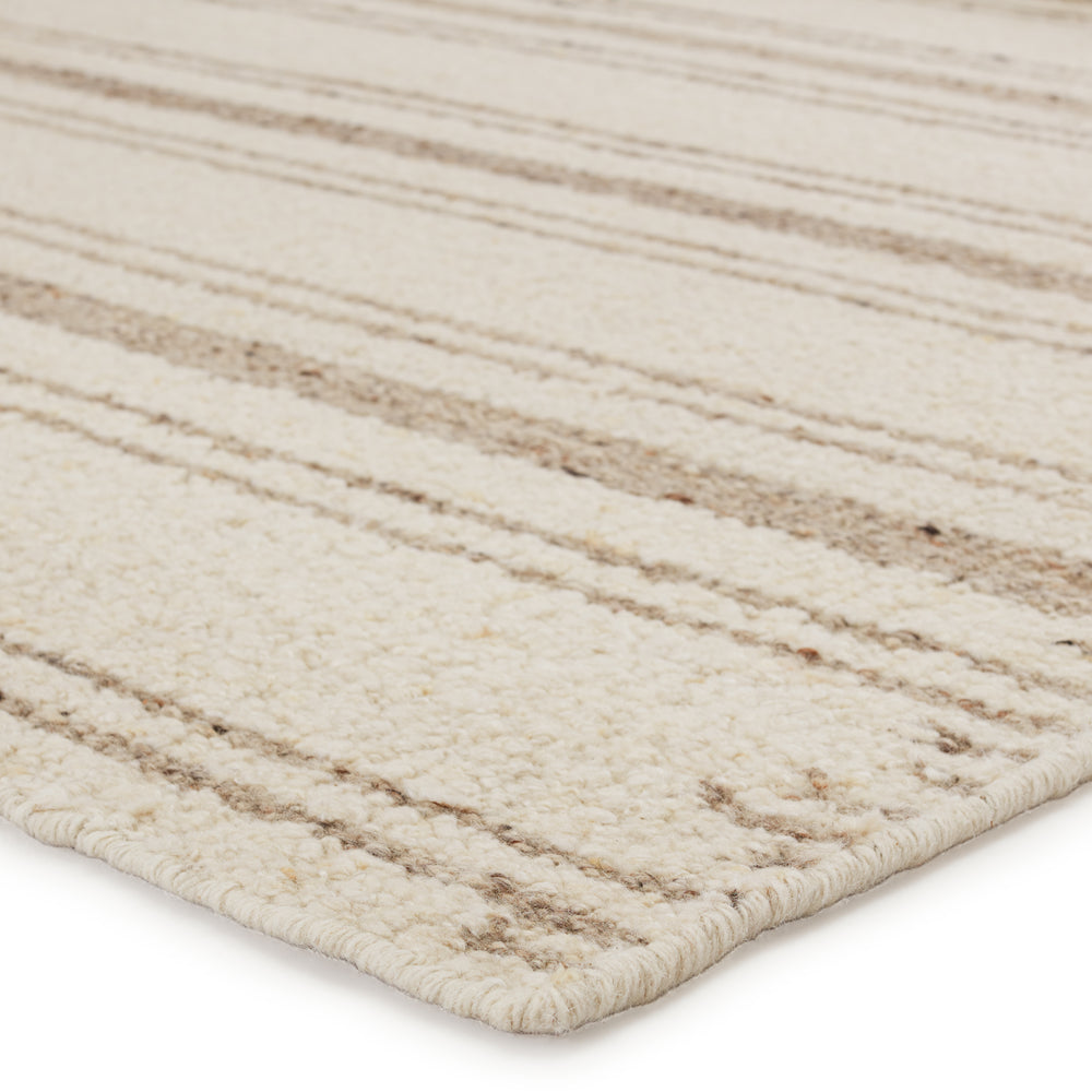 Jaipur Living Torin Handmade Striped Cream/ Brown Area Rug (9'X12')