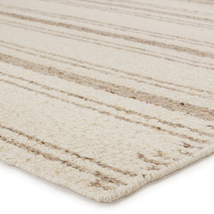Jaipur Living Torin Handmade Striped Cream/ Brown Area Rug (9'X12')