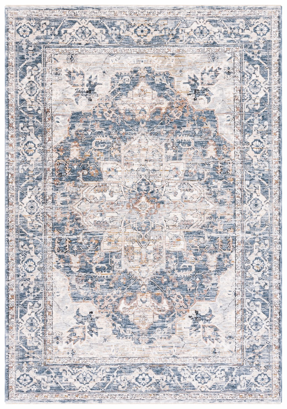 Safavieh Moondust 670 Power Loomed Polyester Pile Transitional Rug MND670M-9