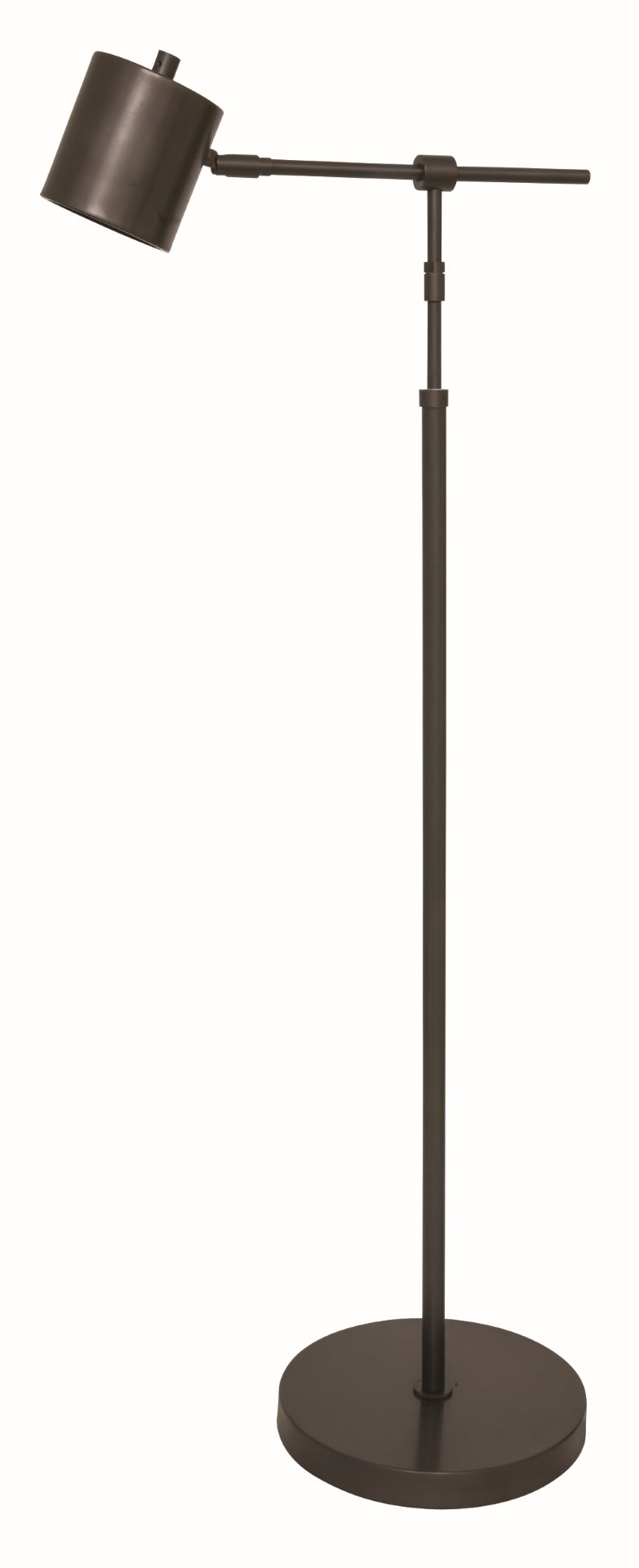 Morris Adjustable LED Floor Lamp in Antique Brass