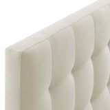 Lily King Upholstered Fabric Headboard Ivory MOD-5144-IVO