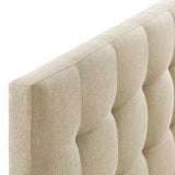 Lily Full Upholstered Fabric Headboard Beige MOD-5146-BEI