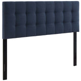 Lily Full Upholstered Fabric Headboard Navy MOD-5146-NAV