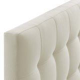 Lily Twin Upholstered Fabric Headboard Ivory MOD-5148-IVO