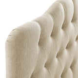 Annabel Queen Upholstered Fabric Headboard Beige MOD-5154-BEI