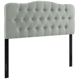 Annabel Queen Upholstered Fabric Headboard Gray MOD-5154-GRY