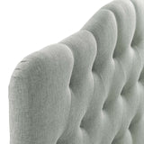 Annabel Queen Upholstered Fabric Headboard Gray MOD-5154-GRY