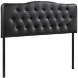 Annabel Full Upholstered Vinyl Headboard MOD-5157-BLK