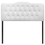 Annabel Full Upholstered Vinyl Headboard MOD-5157-WHI