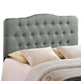 Annabel King Upholstered Fabric Headboard Gray MOD-5158-GRY