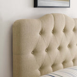 Annabel Twin Upholstered Fabric Headboard Beige MOD-5160-BEI