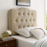 Annabel Twin Upholstered Fabric Headboard Beige MOD-5160-BEI