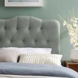 Annabel Twin Upholstered Fabric Headboard Gray MOD-5160-GRY