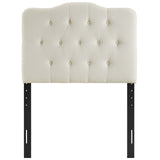 Annabel Twin Upholstered Fabric Headboard Ivory MOD-5160-IVO