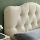 Annabel Twin Upholstered Fabric Headboard Ivory MOD-5160-IVO