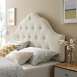 Sovereign Queen Upholstered Fabric Headboard Ivory MOD-5162-IVO