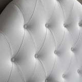 Sovereign Full Upholstered Vinyl Headboard White MOD-5165-WHI