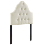 Sovereign Twin Upholstered Fabric Headboard Ivory MOD-5168-IVO