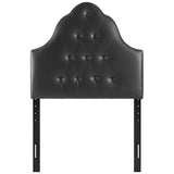 Sovereign Twin Upholstered Vinyl Headboard Black MOD-5169-BLK