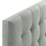 Emily Queen Upholstered Fabric Headboard Gray MOD-5170-GRY