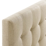 Emily Full Upholstered Fabric Headboard Beige MOD-5172-BEI
