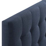 Emily Full Upholstered Fabric Headboard Navy MOD-5172-NAV