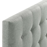 Emily King Upholstered Fabric Headboard Gray MOD-5174-GRY