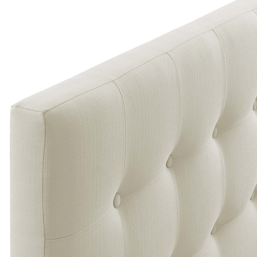 Emily King Upholstered Fabric Headboard Ivory MOD-5174-IVO