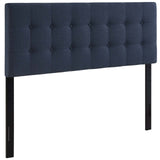 Emily King Upholstered Fabric Headboard Navy MOD-5174-NAV