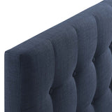 Emily King Upholstered Fabric Headboard Navy MOD-5174-NAV