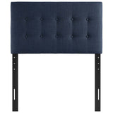 Emily Twin Upholstered Fabric Headboard Navy MOD-5176-NAV