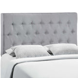 Clique King Upholstered Fabric Headboard Sky Gray MOD-5203-GRY