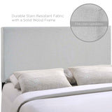 Region Full Upholstered Fabric Headboard Sky Gray MOD-5213-GRY