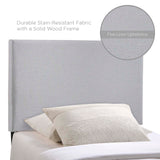 Region Twin Upholstered Fabric Headboard Sky Gray MOD-5214-GRY