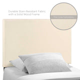 Region Twin Upholstered Fabric Headboard Ivory MOD-5214-IVO