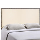 Region Nailhead  Full Upholstered Headboard Ivory MOD-5217-IVO