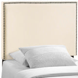 Region Nailhead Twin Upholstered Headboard Ivory MOD-5218-IVO