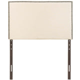 Region Nailhead Twin Upholstered Headboard Ivory MOD-5218-IVO