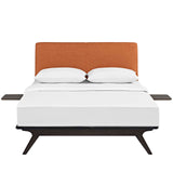 Tracy 3 Piece Queen Bedroom Set Cappuccino Orange MOD-5257-CAP-ORA-SET