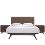 Tracy 3 Piece Queen Bedroom Set Cappuccino Brown MOD-5261-CAP-BRN-SET