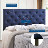 Theodore Full Upholstered Fabric Headboard Navy MOD-5313-NAV