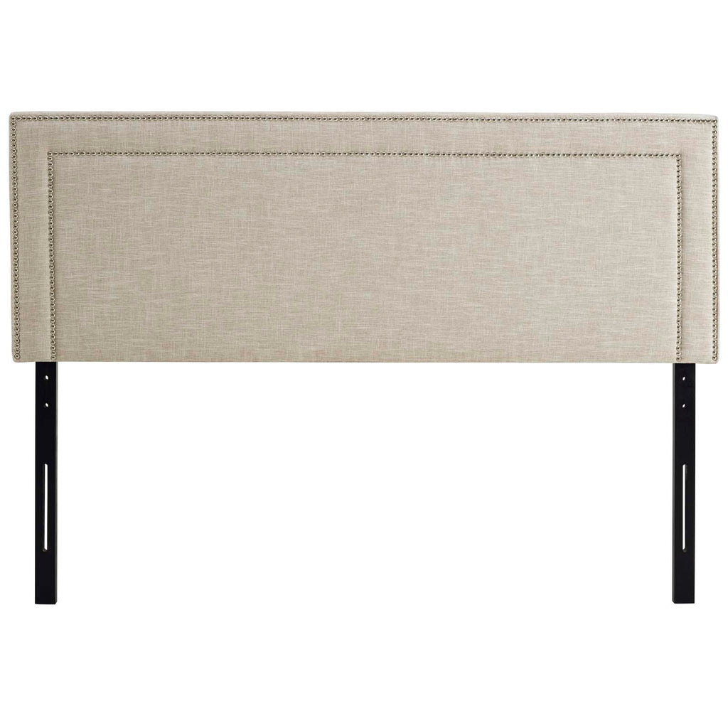 Jessamine Full Upholstered Fabric Headboard Beige MOD-5376-BEI