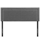 Jessamine Full Upholstered Fabric Headboard Gray MOD-5376-GRY