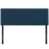 Phoebe Queen Upholstered Fabric Headboard Azure MOD-5386-AZU
