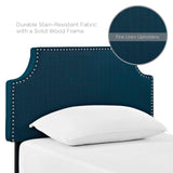 Laura Twin Upholstered Fabric Headboard Azure MOD-5390-AZU